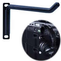 Headphone Bracket 2U steel blk.