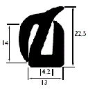 1-715 Z-list 4-5mm glas