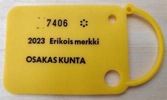 ERIKOISMERKKI JATKUVA