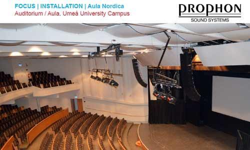 AULA NORDICA UPPDATERAS MED 20 ST. 3-VÄGS LINE ARRAY PLA2851