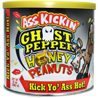 Ass Kickin Ghost Pepper Honungsjordnötter