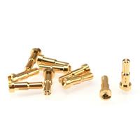 RUDDOG 4/5mm Dual Bullet Gold Plug Male 