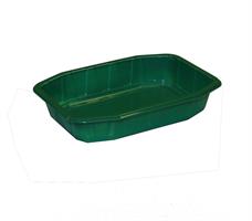 HMR-form 0.8 l grön PP, 350 st