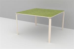 Mio Bord 1200x1200mm grön m/linoleum H60