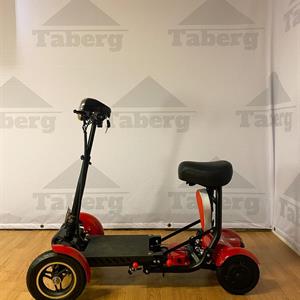 Taberg DDT077 promenadscooter röd litiumbatteri