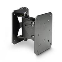 Tilt-and-Swivel Wall Mount for Speakers up to 20 kg, Black.