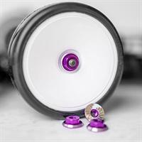 1up Racing Lockdown M4 Wheel Nuts - Purple (4pcs)