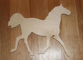HEST av 12mm kryssfiner, 30cm, UPUSSET