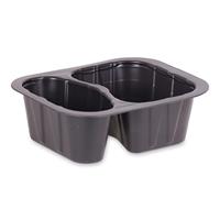 Dessertform 2-fack svart 750st