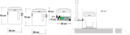 2xSK100 - BioBox M 400 l / 24 H - KK600