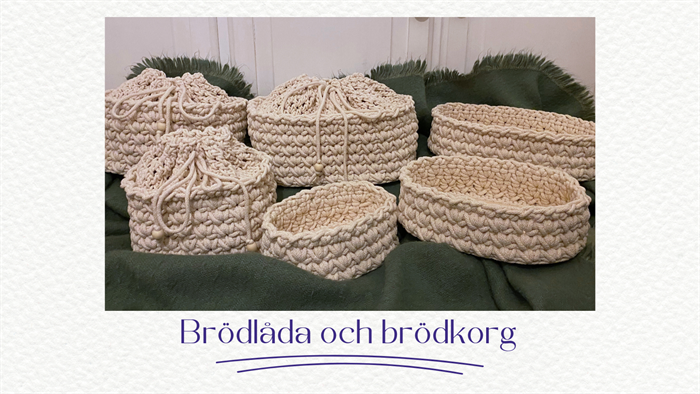 Brödkorg och brödlåda