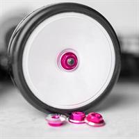 1up Racing Lockdown M4 Wheel Nuts - Pink (4pcs)