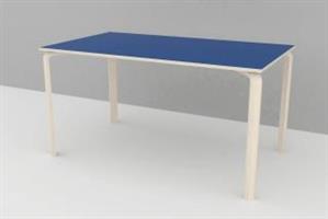 Mia Bord 800x1400mm m/laminat H60cm blå