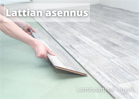 Lattian asennus (m2)
