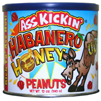 Ass kickin Habanero Honungsjordnötter