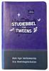 "Studiebibel for tweens" - Lilla/grå kunstskinn
