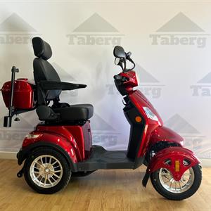 Taberg DDF081 promenadscooter röd litiumbatteri