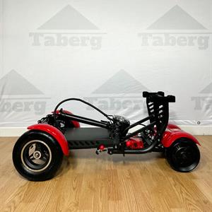Taberg DDT077-3 promenadscooter röd litiumb.