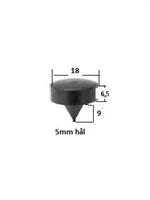 5mm hål Anslagsgummi