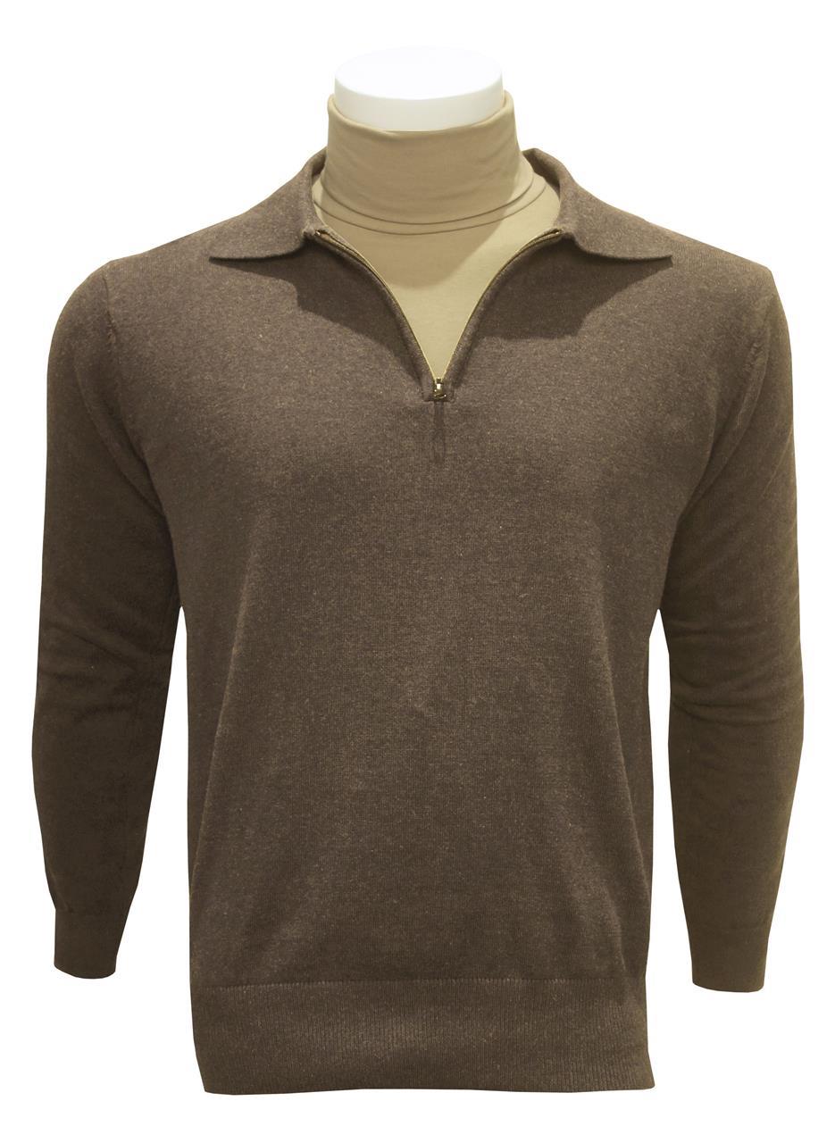 Half-zip 2252 Dark beige 