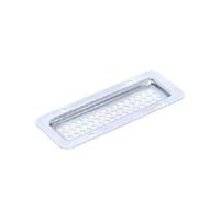 Small ventilation dish, rectangular, steel,.