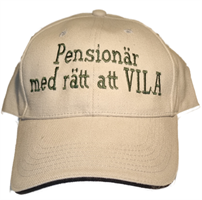 Pensionär med rätt att VILA