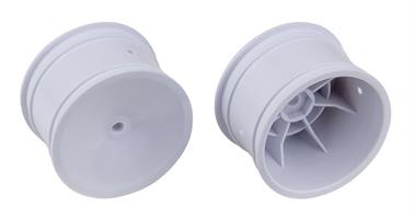  Buggy Rear Hex Wheels, 2.2 in/12 mm, white