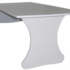 Vägghängt bord u/bänk m linoleum 1400mm Medium
