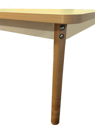 Mariabel matbord med justerbar höjd