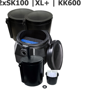 2xSK100 - BioBox XL +750 l / 24 H - KK600