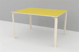 Mia Bord 900x1200mm m/laminat H60cm gul