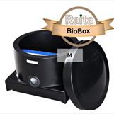 BioBox M grey water filter for the sauna, summer cottage. BioBox M and Slim, have high capacity with small size. 