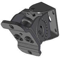 Wall Mounting Bracket  For Speakers Black.