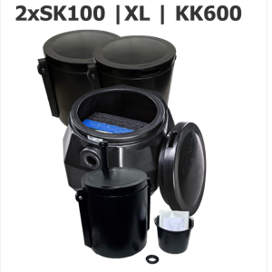 2xSK100 - BioBox XL 600 l / 24 H - KK600