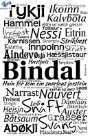 Dialektplakat Bindal 