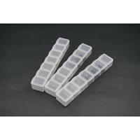 Koswork 7 Compartments Box 165x34x25mm (3 sets)