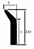 1-666 Solid gummilist EPDM