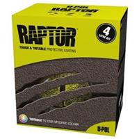 Raptor Bedliner Tintable 4l Kit ink Farge
