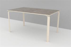 Mio Bord 800x1400mm m/linoleum H50cm grå