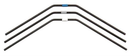 RC8B3 FT Rear Anti-roll Bars, 2.5-2.7mm