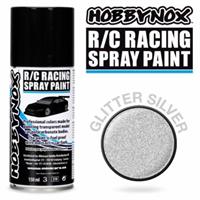 Glitter Silver R/C Racing Spray Färg 150 ml