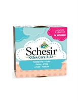 Schesir kitten care 3-12kk tonnikala mousse 85g