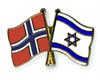Pin - Flagg Norge /Israel 