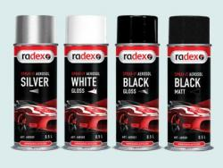 Radex Hvit Blank Spray 500ml