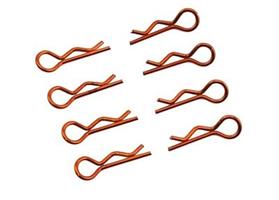 Ultimate Racing Body Clips 1/8 L&R (Orange 8pcs)