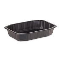 HMR-form 0.8 l svart PP, 350st