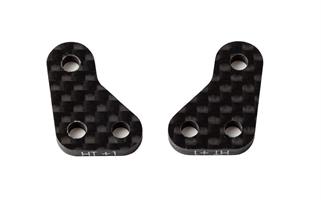 RC10B6.3 FT Steering Block Arms, HT +1, carbon fib