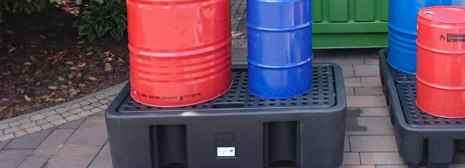 Oppsamlingskar 2x200L - Plast